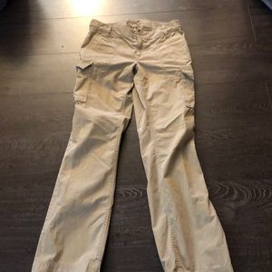 Banana Republic Cargo Woman Pants Size 4 Tan